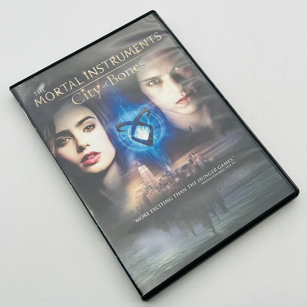 The Mortal Instruments City of Bones DVD Lily Collins Fantasy Movie PG-13